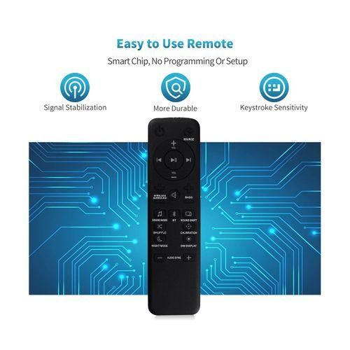 Replace Remote Control for BAR2.13.15.1 BAR 2.1 Sound