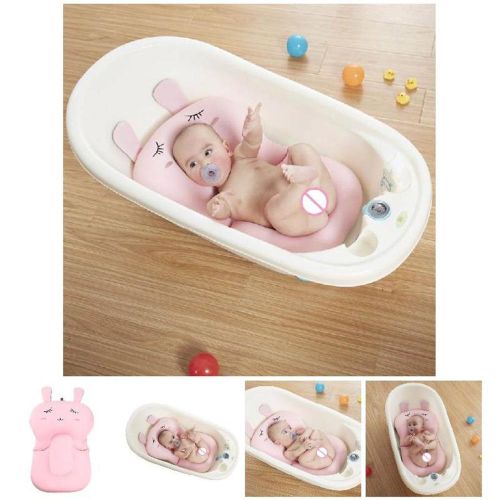 Cute Bath Cushion Floating Seat Quick Drying Newborn Bath Sling Pad for Friend Family Neighbors Gift NO5274
