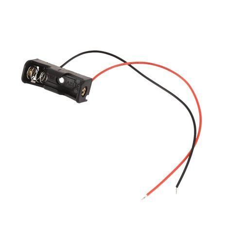 5PCS 1 23A A23 12V Battery Storage Clip Holder Box Case Cell Holder With Wire
