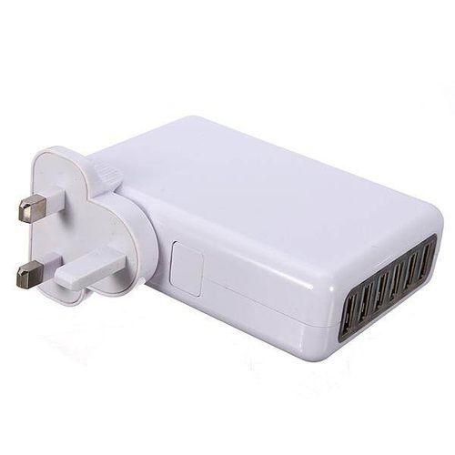 6Port USB Quick Charger Phone Wall Charger Adapter With Digital Display UK British style