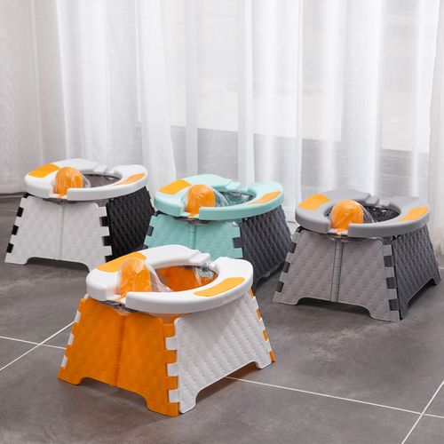Foldable Toilet Trainer Kids Travel Potty Toilet Seat Baby