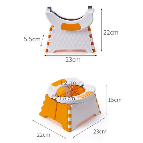 Foldable Toilet Trainer Kids Travel Potty Toilet Seat Baby