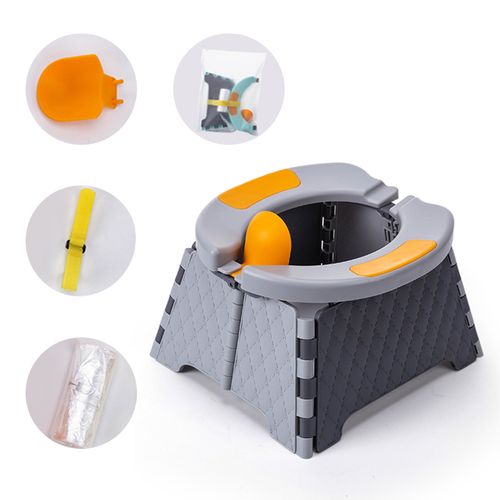 Foldable Toilet Trainer Kids Travel Potty Toilet Seat Baby