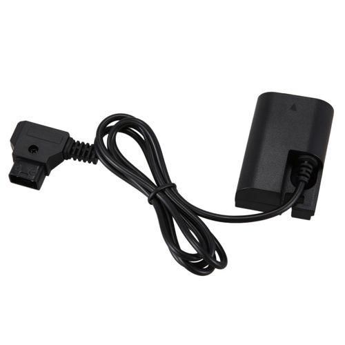 DTap To LpE6 Fully Decoded Dummy Battery Adapter with Reverse Polarity Protection for Canon 5D IiIiiIv 5Dsr 6D 6Dii 60D 70D 80D 7D