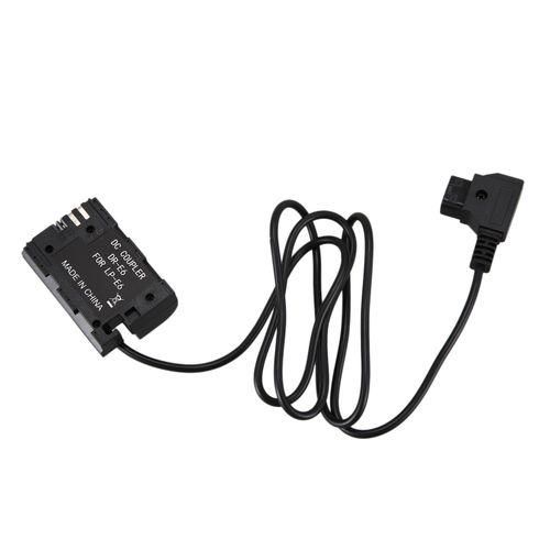 DTap To LpE6 Fully Decoded Dummy Battery Adapter with Reverse Polarity Protection for Canon 5D IiIiiIv 5Dsr 6D 6Dii 60D 70D 80D 7D
