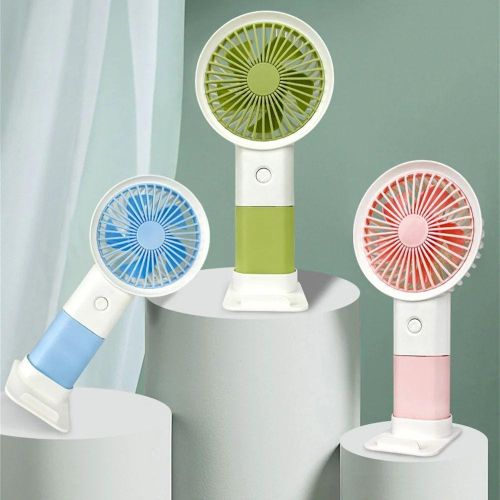 Portable Mini Portable USB rechargeable fan - Multicolor