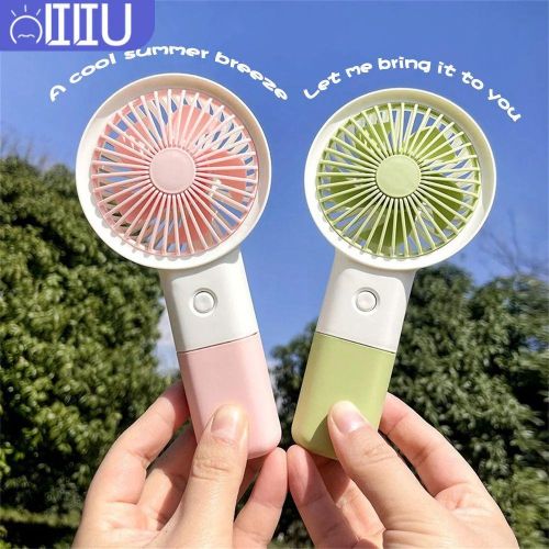 Portable Mini Portable USB rechargeable fan - Multicolor