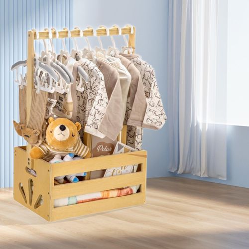 Baby Shower Crate Closet Baby Shower Gifts Basket For
