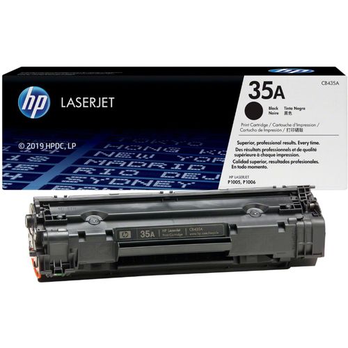 Hp  35A Black LaserJet Toner Cartridge- Black