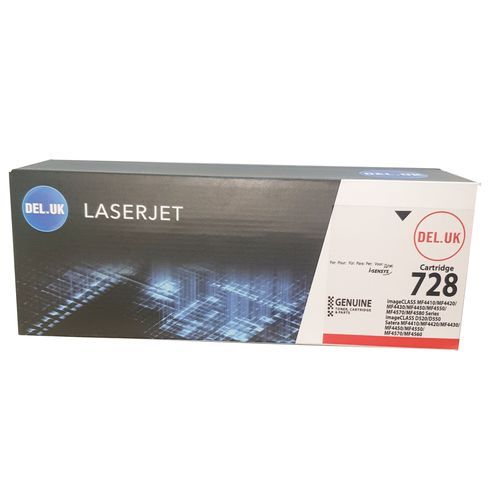 Del.uk 728 Toner Cartridge For Canon Replacement-Black