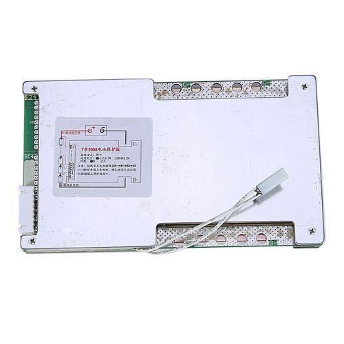 7S 24V 200A LiIon Lithium Battery Protection Board UPS Energy Inverter BMS PCB Board with Balance for Electric Scooter EBike