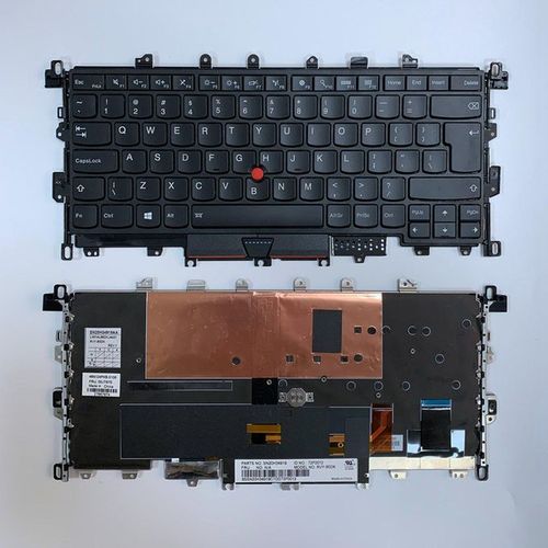 Lenovo Backlit UI Keyboard For Lenovo Thinkpad X1C X1 Carbon 4th Gen-Black