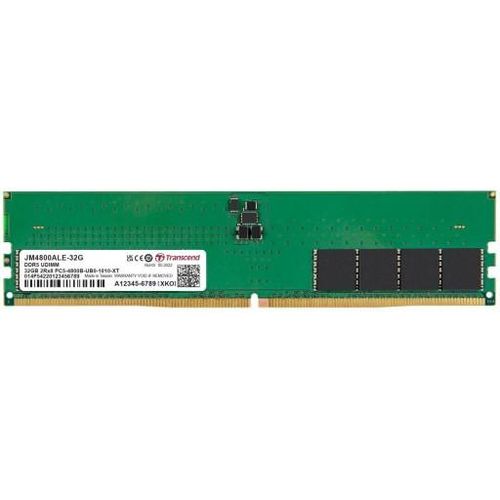 Transcend JM4800ALE-32G JetRam 32GB (1x32GB) DDR5-4800MHz CL40 1.1V Desktop Memory - Green