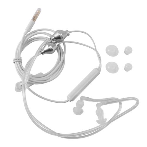 915 Generation Anti Radiation Binaural Earphones Stereo Headphones with Microphone Universal 35mm Noise Cancelling Air Tube Acoustic Earbuds