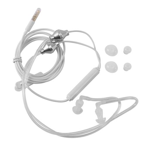 915 Generation Anti Radiation Binaural Earphones Stereo Headphones with Microphone Universal 35mm Noise Cancelling Air Tube Acoustic Earbuds