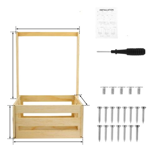 Wooden Baby Shower Crate Closet Portable Baby Shower Gift
