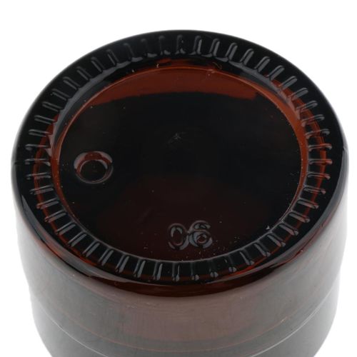 6x Refillable Round Glass Jars  Empty Containers For