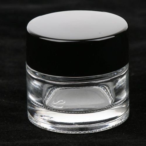 12pcs 5g Travel Mini Glass Empty  Sample Container Jar Pot Box