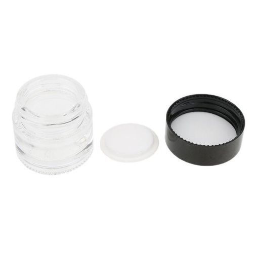 12pcs 5g Travel Mini Glass Empty  Sample Container Jar Pot Box