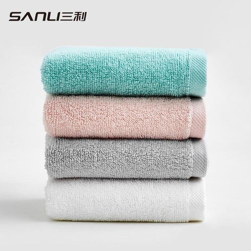 Sanli Kids' Towel 25 X50cm Kerchief for Babies Pure Cotton Absorbent Embroidery Face Wash Hand Towel Baby Bibs