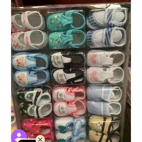 12pcs Baby Beautiful Designs Shoes  For All Occasion