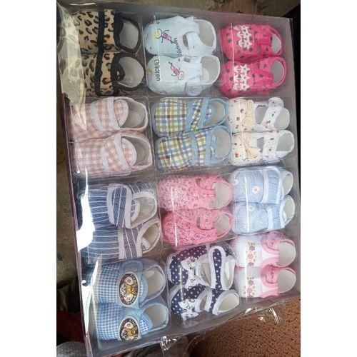 12pcs Baby Beautiful Designs Shoes  For All Occasion