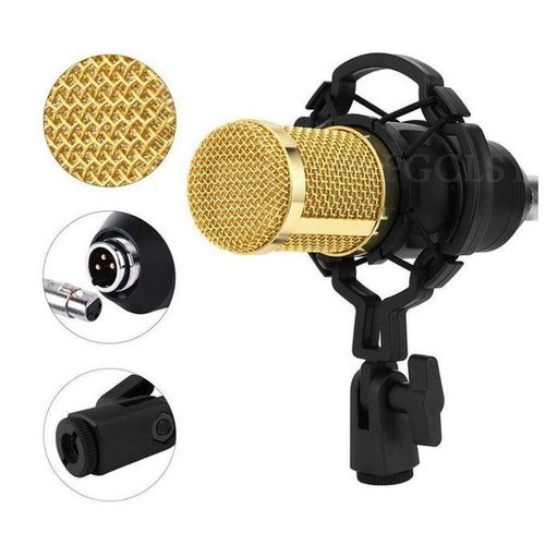 BM800 Condenser Microphone for Computer Studio Recording Professional Bm 800 Microphone with Shock Mount Karaoke Microphones Mic