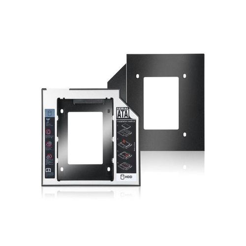 9.5mm Universal SATA 2nd HDD SSD Hard Drive Caddy For CD/DVD-ROM Optical Bay
