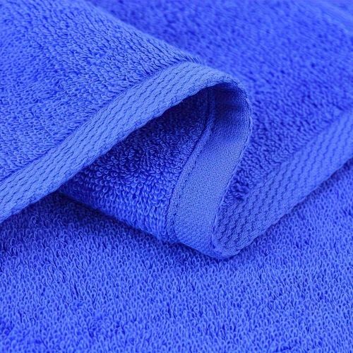 6-Pack Premium Bathroom Face Towels, 100% Cotton Woven Washcloths For Body And Face, Hotel & Travel Hand Towels, Assorted Colors,