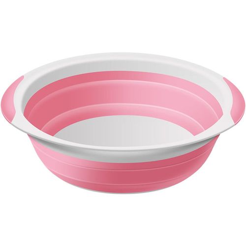 Multi-Purpose Folding Collapsible Wash Basin Lightweight Portable Basin for Kids Babies New,Pink NO5238