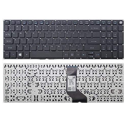 New Laptop Replacement Keyboard for Acer Aspire E5-573 E5-573G E5-722 E5-573T E5-571 E5-571G E5-571P 3 A315-21-4098 US without frame-Black