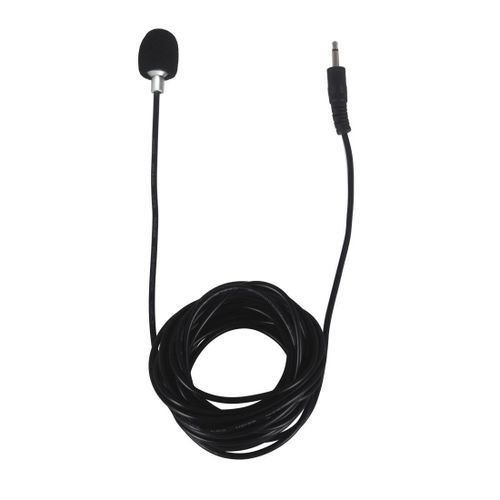 Portable External 3.5mm Hands-Free Mini Wired Collar Clip La