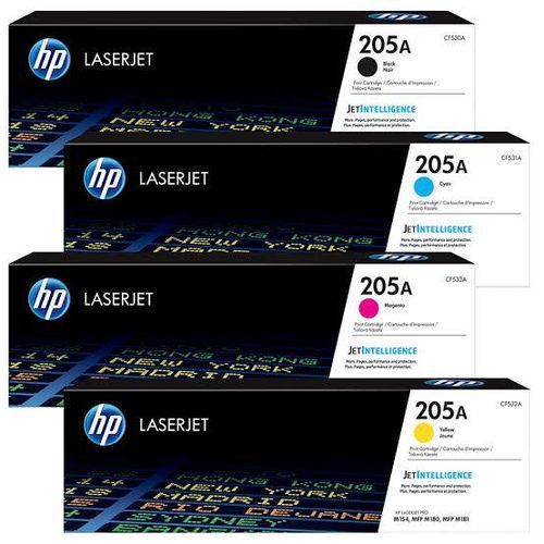Hp Set of Laser Jet toner - 205A - Muticolor