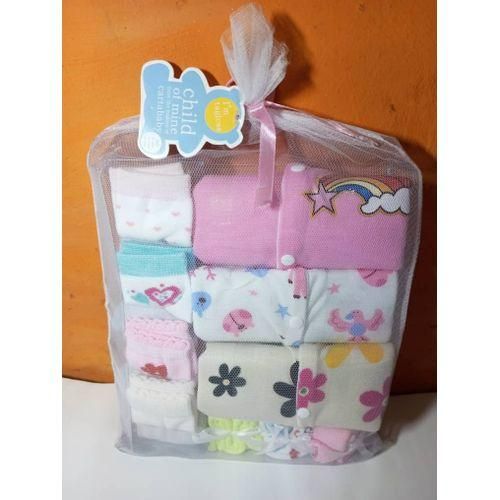 10 In A Pack New Born Unisex Baby Wear3Free Baby Face Towel