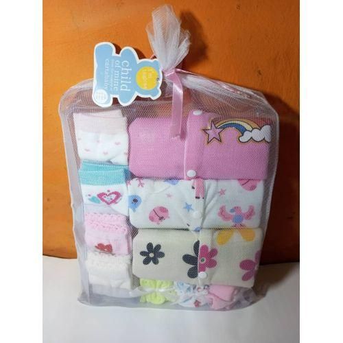 10 In A Pack New Born Unisex Baby Wear3Free Baby Face Towel
