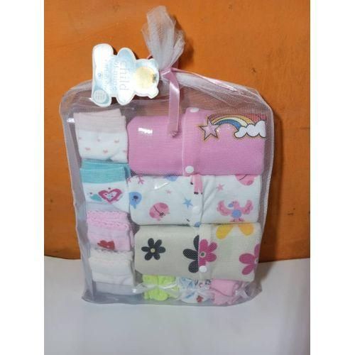 10 In A Pack New Born Unisex Baby Wear3Free Baby Face Towel