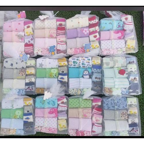 10 In A Pack New Born Unisex Baby Wear3Free Baby Face Towel