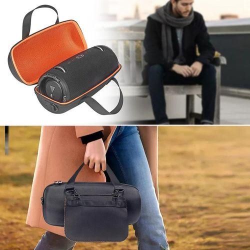 Hard Case for JBL Xtreme 3 Portable Bluetooth Speaker Travel Carrying Storage Holder with Zipper Pocket BlackOrange