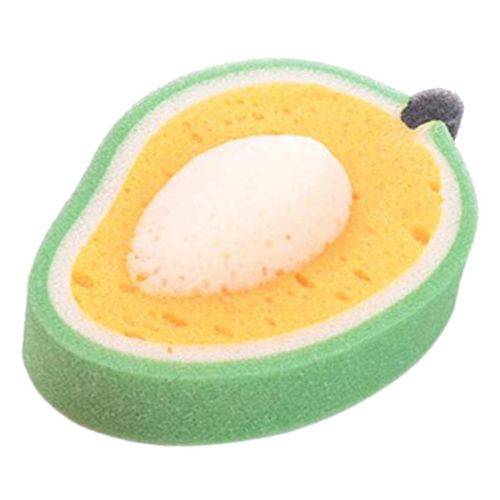 Cartoon Fruit Children Bath Cleaning Sponge Dishwashing Sponge Mango