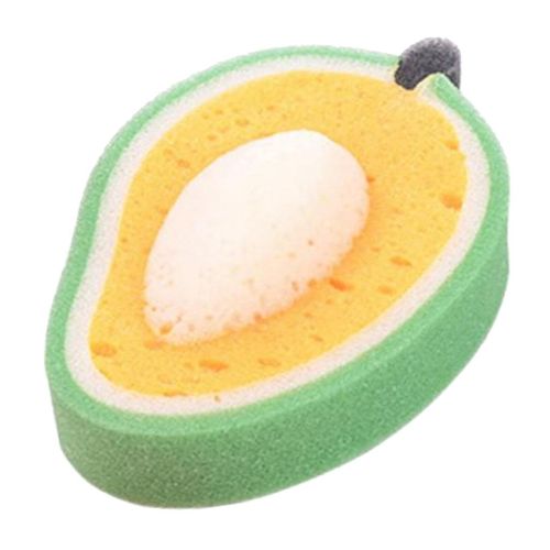 Cartoon Fruit Children Bath Cleaning Sponge Dishwashing Sponge Mango