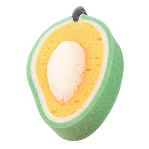 Cartoon Fruit Children Bath Cleaning Sponge Dishwashing Sponge Mango
