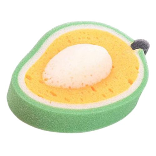 Cartoon Fruit Children Bath Cleaning Sponge Dishwashing Sponge Mango