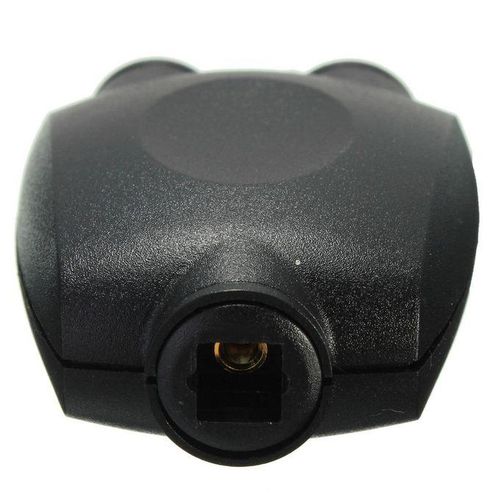 2 Way Optical Digital Splitter Adapter For Toslink Jack Fibre Audio Cables DVD