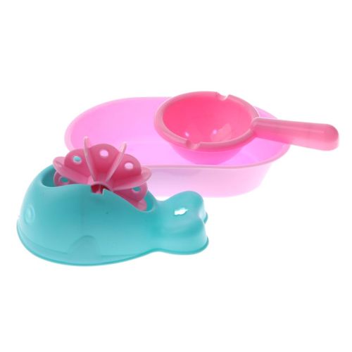 Cute Vinyl Shark Basin Slimmer Set for Kids/Baby Bathing Time