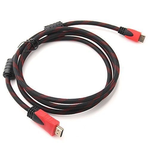 High Quality HDMI TO HDMI Cable 1.5meters- Black,Red