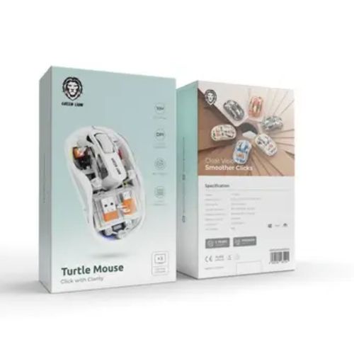 Green Lion Turtle Wireless Mouse