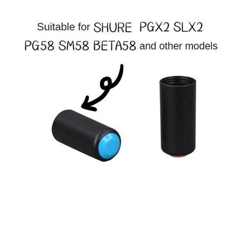 3Pcs Microphone Cover Mic Screw on Cap Covers for SHURE Wire