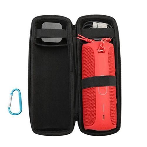 Portable Storage Bag Travel Protective Carrying Case Pouch Cover with Carabiner for JBL Flip 5 Speaker