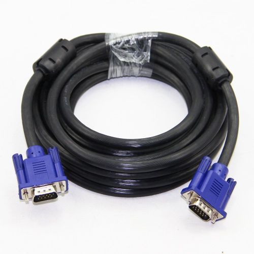 VGA To VGA High Quality  Cable - Black