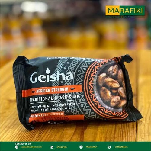Geisha black soap( 6pc)